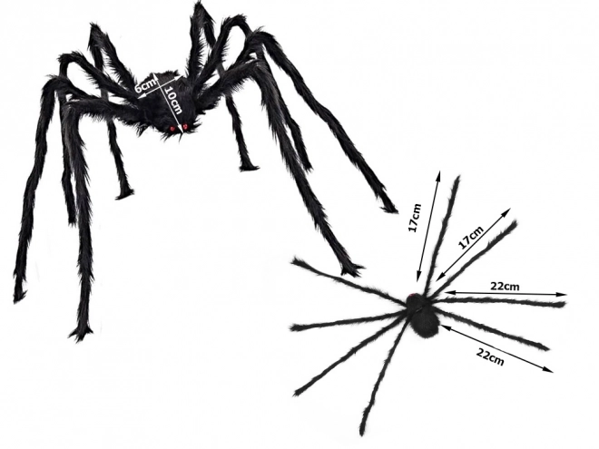 Halloweeni olbrzymi pająk tarantula dekoracja