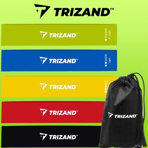 Zestaw gum do ćwiczeń - 5 sztuk Trizand 21955