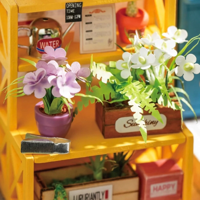 Wiosenne kwiaty - DIY Miniaturowy domek dla lalek