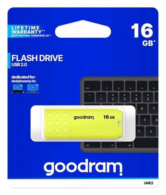 Flash dysk Goodram NEO 16GB żółty