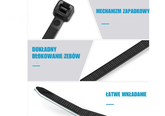 Opaski kablowe Zipper Triettes 300x3,6 MM