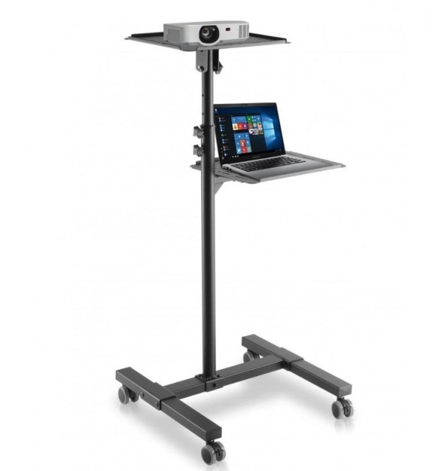Mobilny metalowy stolik do projektora i laptopa