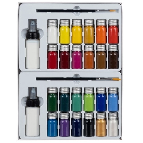 Farby do tkanin - 24 szt. 180 ml Maaleo 22948