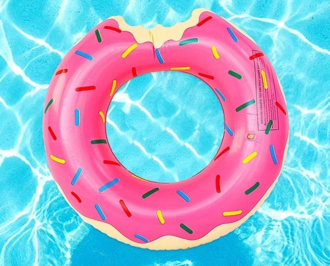 Nadmuchiwane koło do pływania Donut 110 cm – Różowa