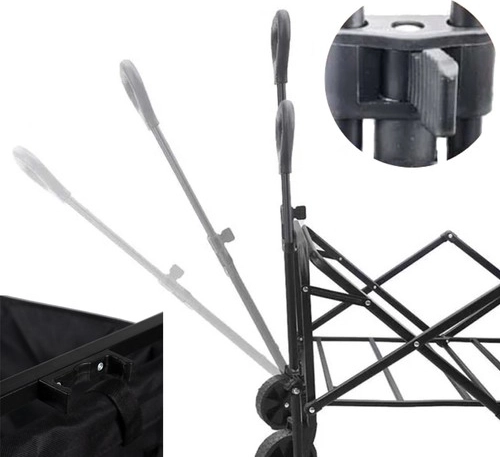 Wysuwana i ergonomiczna rączka z blokadą