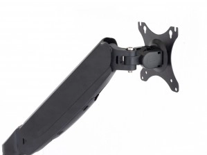 Regulowany uchwyt monitora z sprężyną gazową i portami USB