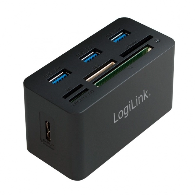 LogiLink koncentrator USB i czytnik kart