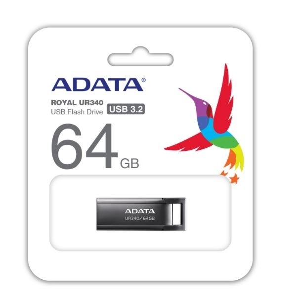 UR340 64GB USB3.2 Gen1 Pendrive czarny