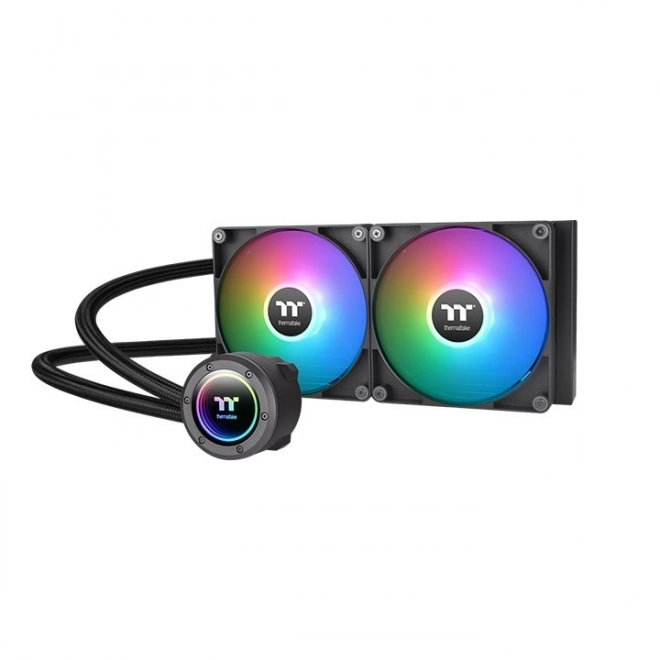 Chłodzenie wodne Thermaltake TH280 V2 ARGB z miedzianym blokiem CPU i dwoma wentylatorami 140mm