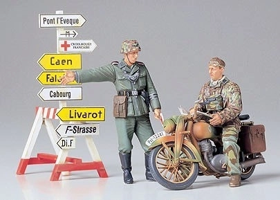 Plastikowy model German Motorcycle Orderly Set