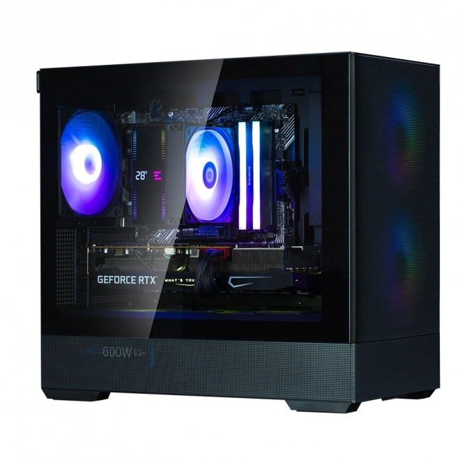 Obudowa P30 Air mATX Mini Tower z wentylatorami ARGB czarna