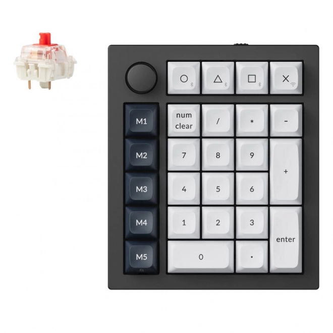 Bezprzewodowa klawiatura numeryczna Keychron Q0 Max RGB, czarna
