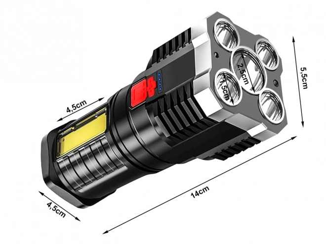 Ładowalny reflektor LED campingowy