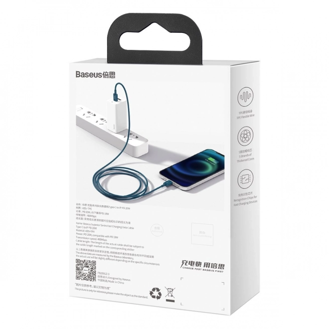 Kabel USB-C do szybkiego ładowania Baseus, 1 m, 20W
