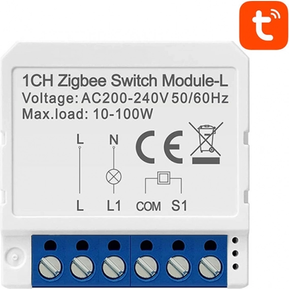 Inteligentny moduł przełącznika ZigBee Avatto LZWSM16-W1 Bez przewodu neutralnego TUYA