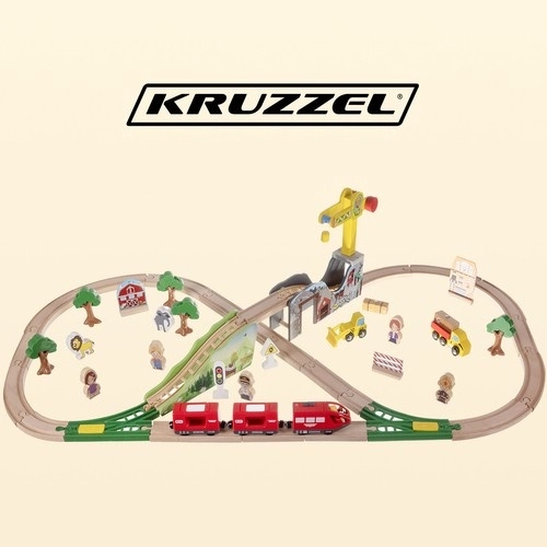 Drewniana kolejka Kruzzel 22495