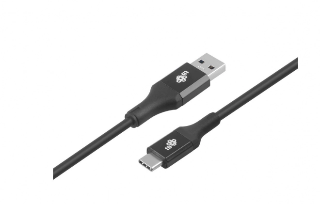 USB kabel USB 3.0 - USB-C 2m Premium 3A czarny
