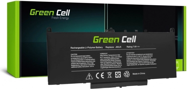 Bateria Green Cell do Dell Latitude E7270/E7470 7,6 V 5800 mAh
