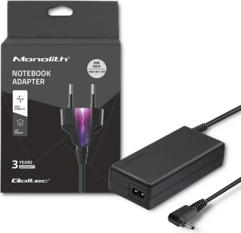 Zasilacz do laptopów ASUS 33 W, 19 V, 1,75 A, wtyk 4,0 × 1,35 mm + kabel zasilający
