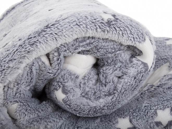 Koc polarowy z rękawami – świecący w ciemności