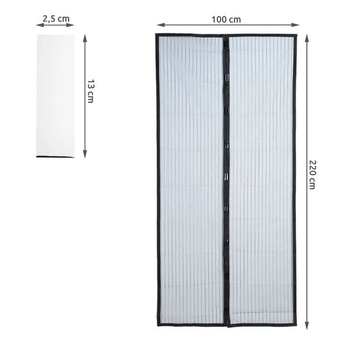 Uniwersalna moskitiera drzwiowa 80/90/100 x 210/220