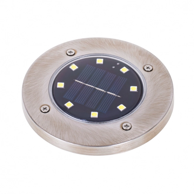 Ogrodowe oświetlenie solarne 8 LED 4 szt. - ciepła biała