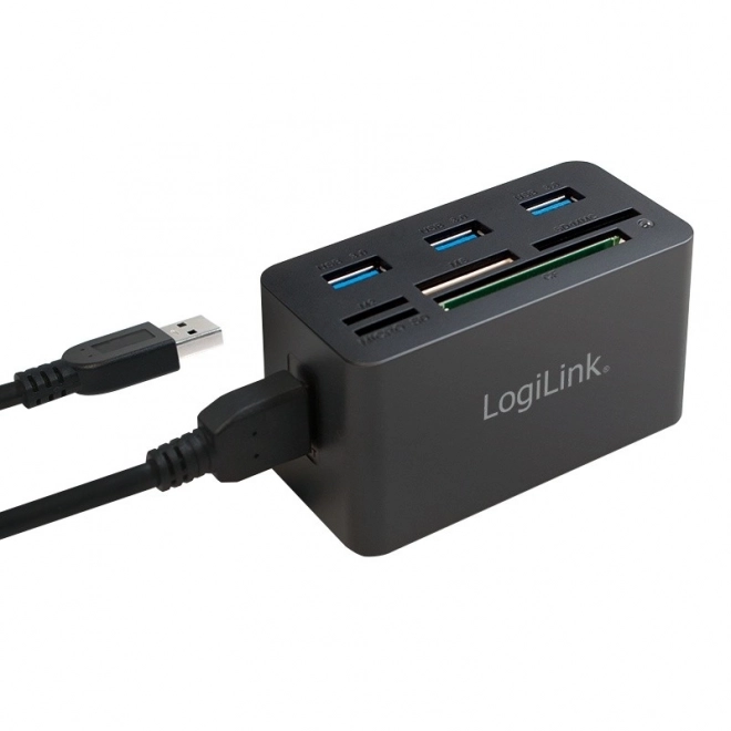 LogiLink koncentrator USB i czytnik kart