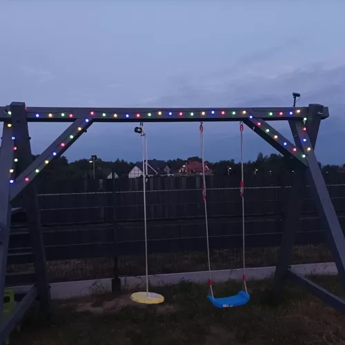 Girlanda solarna z wielobarwnymi światłami Gardlov
