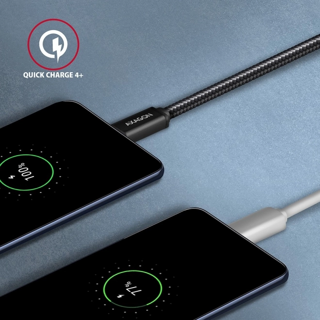 Kabel USB-C do USB-A 1,5 m USB 3.2 Gen 1 3A ALU pleciony