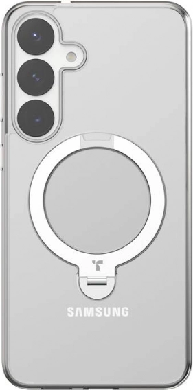 Etui na telefon Torras Ostand Spin Series do Samsung S25 przezroczyste