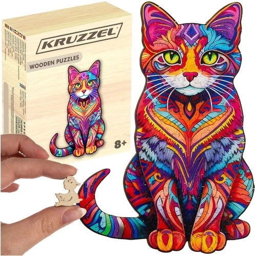 Drewniane puzzle Kruzzel 22878