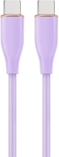 Fioletowy kabel USB-C do USB-C 1,5 m