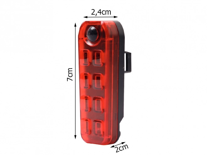 Tylnia lampa LED na rower z ładowaniem USB