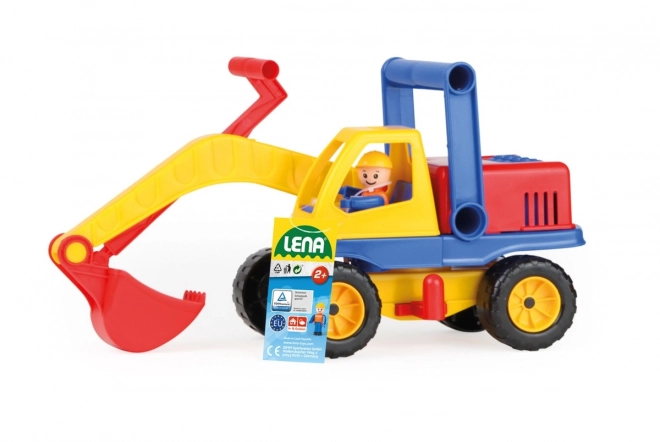 Samochód koparka z figurką 32cm