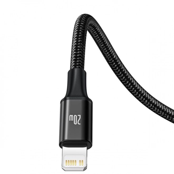 Kabel ładujący Baseus 3 w 1, 20W, czarny, 1,5 m