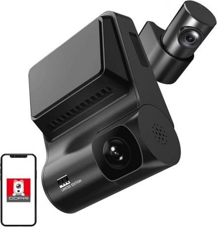 Kamera samochodowa DDPAI Z50 GPS Dual 4K z Wi‑Fi i tylną kamerą