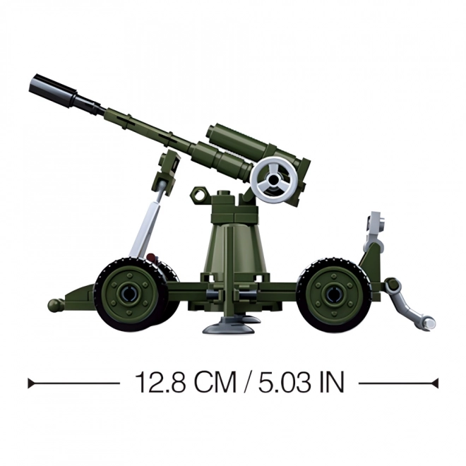 Sluban WWII M38-B0678C 4w1 Działko przeciwlotnicze
