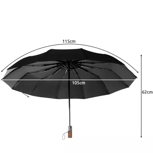 Składany parasol 12 drutów