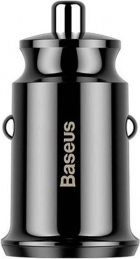 ładowarka samochodowa BASEUS Grain 2× USB 5 V 3,1 A czarna