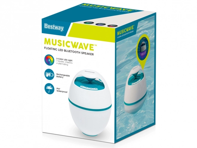 Bestway unoszący się głośnik MusicWave z Bluetooth i lampką LED