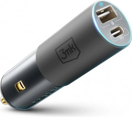 3mk hyper car charger 100w szybka ładowarka samochodowa z usb‑c i usb‑a