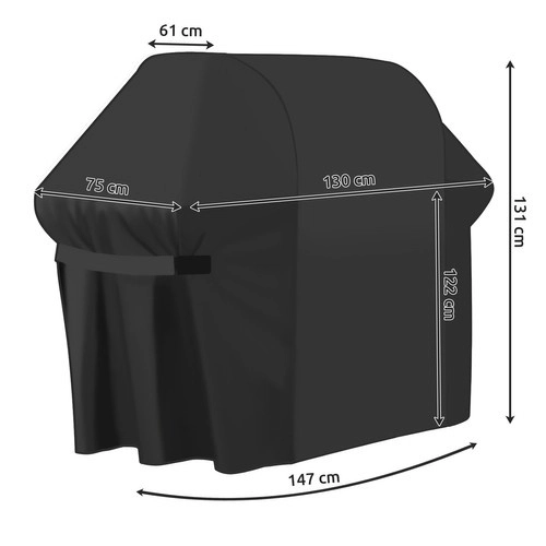 Pokrywa na grill ogrodowy 147x61x122cm