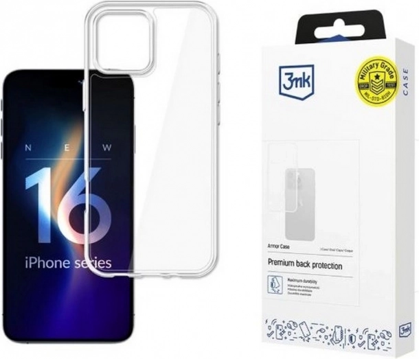 Etui Armor Case do iPhone 16 Pro przezroczyste
