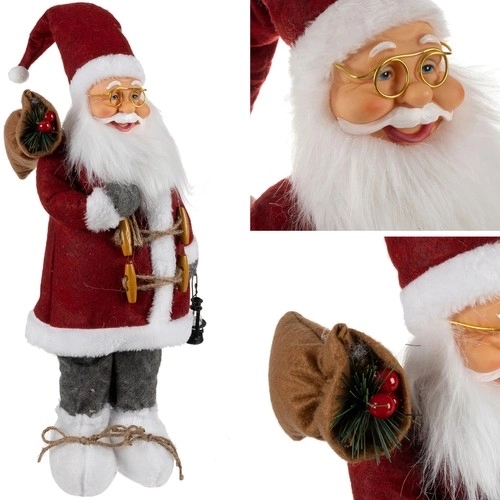 Świąteczna figurka Święty Mikołaj 45 cm Ruhhy 22352