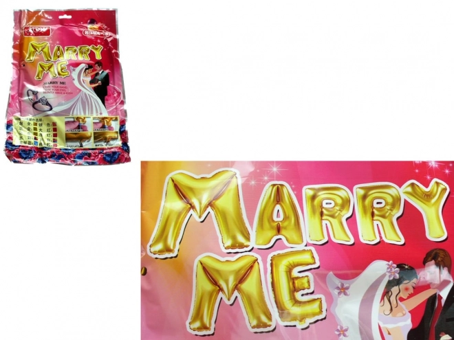 Zestaw balonów MARRY ME