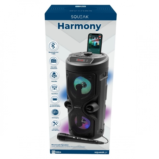 Głośnik Bluetooth Harmony z funkcją karaoke