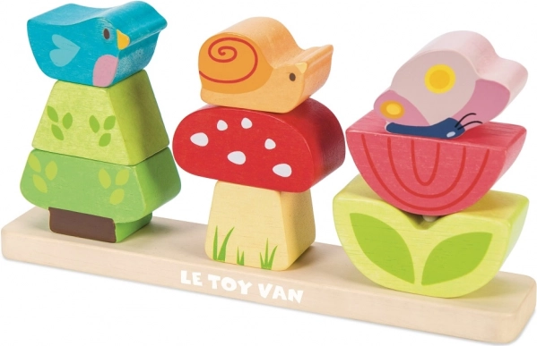 Le Toy Van Petilou Nakładanka Wesoły Ogródek