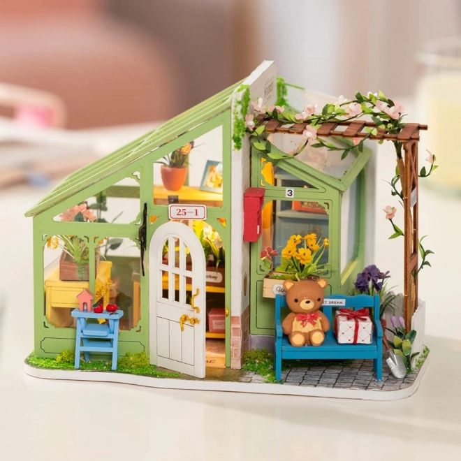 Wiosenne kwiaty - DIY Miniaturowy domek dla lalek