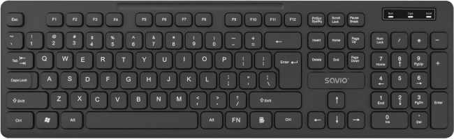 Bezprzewodowa klawiatura Savio KB-02