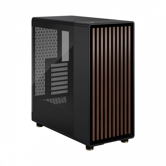 Fractal Design obudowa North czarna z drewnianymi elementami